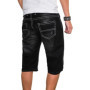 2026 New Blue Summer Shorts Jeans Men Denim Pants Stretch Black Fashion Design Men's Jeans Slim Straight Male Short Jeans