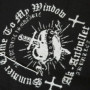 Gothic Punk Men Sweaters Cross Graphic Vintage Oversized Y2K Sweaters Knit Jumper Streetwear Harajuku Hip Hop Sweaters Knitwear