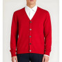 Loose Men's Knitted Wool V-Neck Cardigan Autumn Winter Base Layer Shirt Open Front Sweater Casual Style Large Size Knitwear