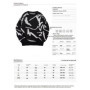 2025 New Men Graffiti Jacquard Pullover Sweater Casual Round Neck Contrast Color Knitwear Streetwear Fashion