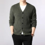 2025 New Fashion Brand Sweater Men Cardigan Thick Slim Fit Jumpers Knitwear Warm Winter Korean Style Casual Clothing Male