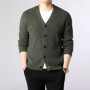 2025 New Fashion Brand Sweater Men Cardigan Thick Slim Fit Jumpers Knitwear Warm Winter Korean Style Casual Clothing Male