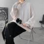 Spring Cardigan Coat Mens Knitted Sweater Stand Collar Loose Fit Big Tall Plus Size Solid Color Casual Outwear 2025 Fashion