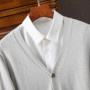 Cashmere Sweater Men's Clothing V-Neck Cardigan Knit Spring Autumn Loose Tops High-End Jersey Hombre Pull Homme Wool Coat