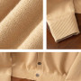 Wool Mens Sweater Cardigan Business Casual Classic V-neck Solid Color Cardigan Men Sweater Korean Fashion Mens Clothes