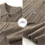 New Fashion Men Outwear Lapel Cardigans Sweatercoats Quality Male Business Casual Slim Knitwear Cardigans Fit Sweaters Size 4XL