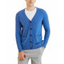Men's Cardigan Knit Sweater 100 Merino Wool Knit Sweater Fall Winter Warm Long Sleeve Cardigan Male Tops Korean Luxury Clothing