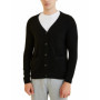 Men's Cardigan Knit Sweater 100 Merino Wool Knit Sweater Fall Winter Warm Long Sleeve Cardigan Male Tops Korean Luxury Clothing