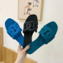 Designer Woman Flat Slippers Candy Color Sandals Casual Bottom Slippers Summer Women Sandals New Shoes for Women