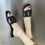 Designer Woman Flat Slippers Candy Color Sandals Casual Bottom Slippers Summer Women Sandals New Shoes for Women