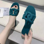 Designer Woman Flat Slippers Candy Color Sandals Casual Bottom Slippers Summer Women Sandals New Shoes for Women