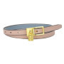 Double-Faced Genuine Cow Leather Slim Women Belts Blue Purple Pink White Cowskin Jeans Belt Casual Dress Cinture Corset Strap