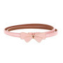 Simple bow leather belt adjustable thin belt for women 2024 new dress metal jeans waist chain accessories women belt