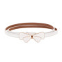 Simple bow leather belt adjustable thin belt for women 2024 new dress metal jeans waist chain accessories women belt