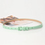 1.5x101cm Candy Color PU Leather Women Skinny Leather Belt Thin Waist Jeans Belt for Pants Fashion Metal in Pin Buckle Belt