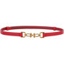 Korean Genuine Leather Belts for Women Slim Waist Belt Patent Leather with Gold Buckle for Dress Adjustable Woman Luxury Belt