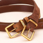 Fashion Real Leather Women's Belt Multicolor High Quality Hardware Versatile Accessories Fit Jeans Pants Trousers Festival Gift