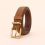 Fashion Real Leather Women's Belt Multicolor High Quality Hardware Versatile Accessories Fit Jeans Pants Trousers Festival Gift