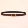 Fashion Real Leather Women's Belt Multicolor High Quality Hardware Versatile Accessories Fit Jeans Pants Trousers Festival Gift