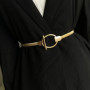 Fashion Elastic Waist Chain Belt Female Waist Leaf Silver metal Belts For Women High Quality Luxury Thin Stretch Riem Lenth 60cm