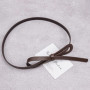Retro Y2k Women's Belt Alloy Buckle Adjustable Skinny Waist Straps Pu Leather Thin Waist Belt