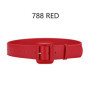 Elegant Women's Wide Waist Belt in Leather with Versatile Solid Color Large Square Buckle Retro Girdle for Coat Dress Sweater