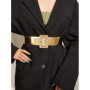 2026 High Quality Ladies Fashion Gold Belt Dress Shirt Suit Decorative Pin Buckle Belts for Women Luxury Designer Waist Belt