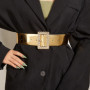 2026 High Quality Ladies Fashion Gold Belt Dress Shirt Suit Decorative Pin Buckle Belts for Women Luxury Designer Waist Belt