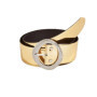 2026 High Quality Ladies Fashion Gold Belt Dress Shirt Suit Decorative Pin Buckle Belts for Women Luxury Designer Waist Belt