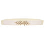 SISHION Summer Fashion Women Belts for Dress SH031 PU Leather Thin Elastic Waist Belt Slim Waistband Black Camel Coffee