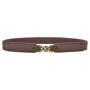 SISHION Summer Fashion Women Belts for Dress SH031 PU Leather Thin Elastic Waist Belt Slim Waistband Black Camel Coffee
