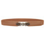 SISHION Summer Fashion Women Belts for Dress SH031 PU Leather Thin Elastic Waist Belt Slim Waistband Black Camel Coffee