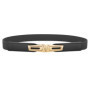 SISHION Summer Fashion Women Belts for Dress SH031 PU Leather Thin Elastic Waist Belt Slim Waistband Black Camel Coffee