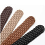 Vintage Woven Weave Belt Round Hollow Out Retro Belt Wide PU Leather Bohemian Style Waistband Waist Accessories