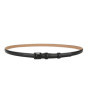 Candy Color Thin Belt Genuine Leather Women Skinny Leather Belt Thin Waist Jeans Belt for Pants Fashion Metal in Pin Buckle Belt