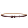 Candy Color Thin Belt Genuine Leather Women Skinny Leather Belt Thin Waist Jeans Belt for Pants Fashion Metal in Pin Buckle Belt