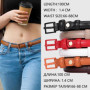Candy Color Thin Belt Genuine Leather Women Skinny Leather Belt Thin Waist Jeans Belt for Pants Fashion Metal in Pin Buckle Belt