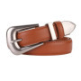 Genuine Leather Belt for Women Burgundy Leather With Gold Metal Buckle Luxury Casual Fashion Belts for Jeans Dresses