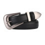 Genuine Leather Belt for Women Burgundy Leather With Gold Metal Buckle Luxury Casual Fashion Belts for Jeans Dresses