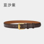 New Women Belt Genuine Leather Luxury Designer Adjustable Belt Buckle Fashion Fine Jeans Dress Waistband Girl High Quality Belts