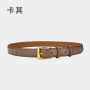 New Women Belt Genuine Leather Luxury Designer Adjustable Belt Buckle Fashion Fine Jeans Dress Waistband Girl High Quality Belts