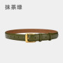 New Women Belt Genuine Leather Luxury Designer Adjustable Belt Buckle Fashion Fine Jeans Dress Waistband Girl High Quality Belts