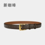 New Women Belt Genuine Leather Luxury Designer Adjustable Belt Buckle Fashion Fine Jeans Dress Waistband Girl High Quality Belts