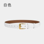New Women Belt Genuine Leather Luxury Designer Adjustable Belt Buckle Fashion Fine Jeans Dress Waistband Girl High Quality Belts