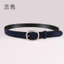 Brand Frosted Suede Leather Luxury Genuine Leather Women's Belt Cowhide Retro Matching Jeans High-end Feeling Belt