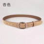 Brand Frosted Suede Leather Luxury Genuine Leather Women's Belt Cowhide Retro Matching Jeans High-end Feeling Belt