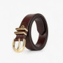 BEAUTODAY Retro Belt Women Cow Leather Horseshoe Buckle Ladies Cowhide Waistband Fashion Ladies Accessory Handmade A91005