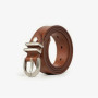 BEAUTODAY Retro Belt Women Cow Leather Horseshoe Buckle Ladies Cowhide Waistband Fashion Ladies Accessory Handmade A91005