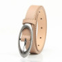 Vintage Women Fashion PU Leather Waist Belt Vintage Y2K Gothic Buckle Metal Strap Jeans Trouser Dress Waistband Fashion AB006