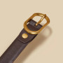 FOXER Women Buckle Thin Belt For Jeans Dress High Quality PU Leather Lady Luxury Design Brand Korean Adjustable Denim Retro Belt